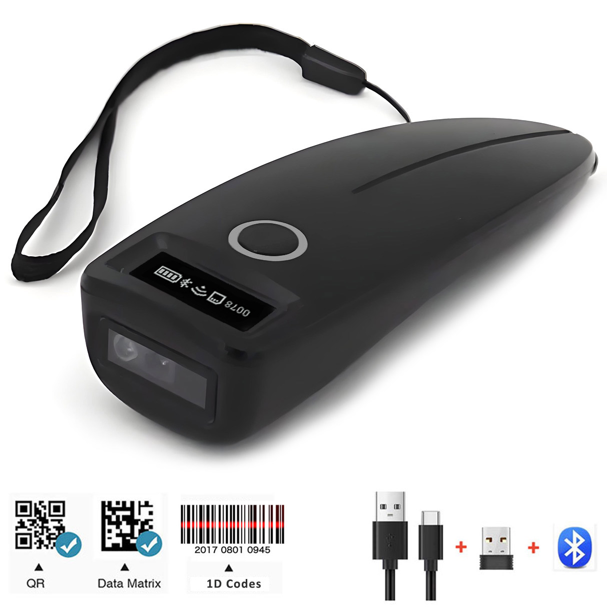Barcode Scanner Wireless - Barcode Scanner Wireless 1D 2D QR