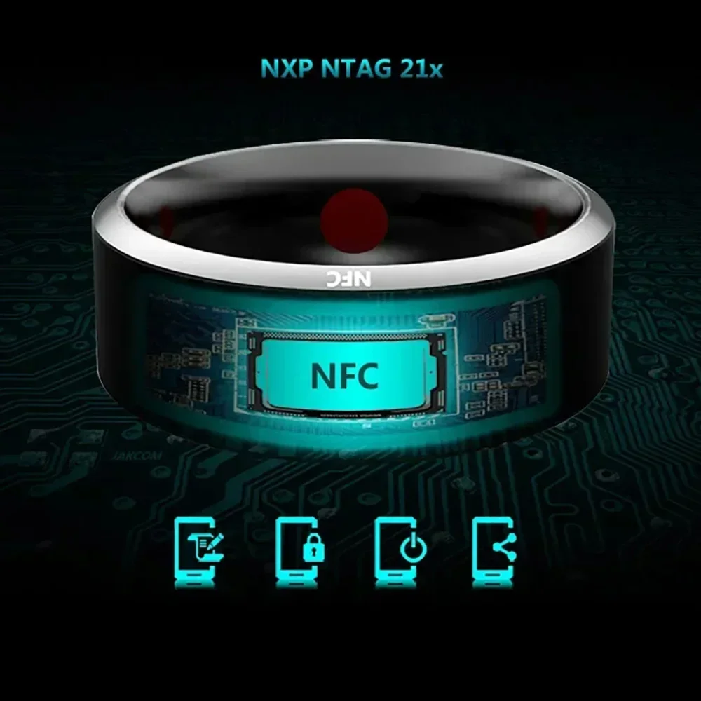 Nfc Tag Programmable - Fashion NFC Control Smart Ring New