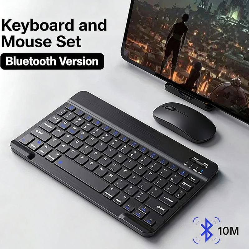 Wireless Keyboard Mini - JP-Bluetooth Keyboard and Mouse For iPad
