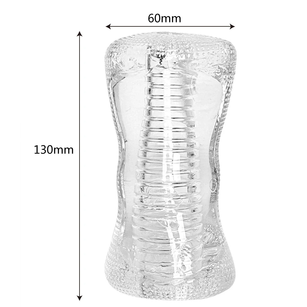 Electronics Gadgets For Women - 13cm Male Masturbator Transparent Jelly Artificial