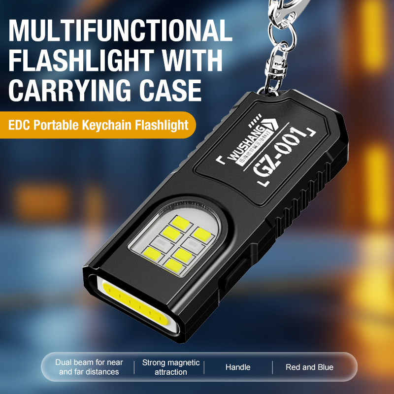 Mini Electronics Gadgets - Portable Keychain LED COB Flashlight USB