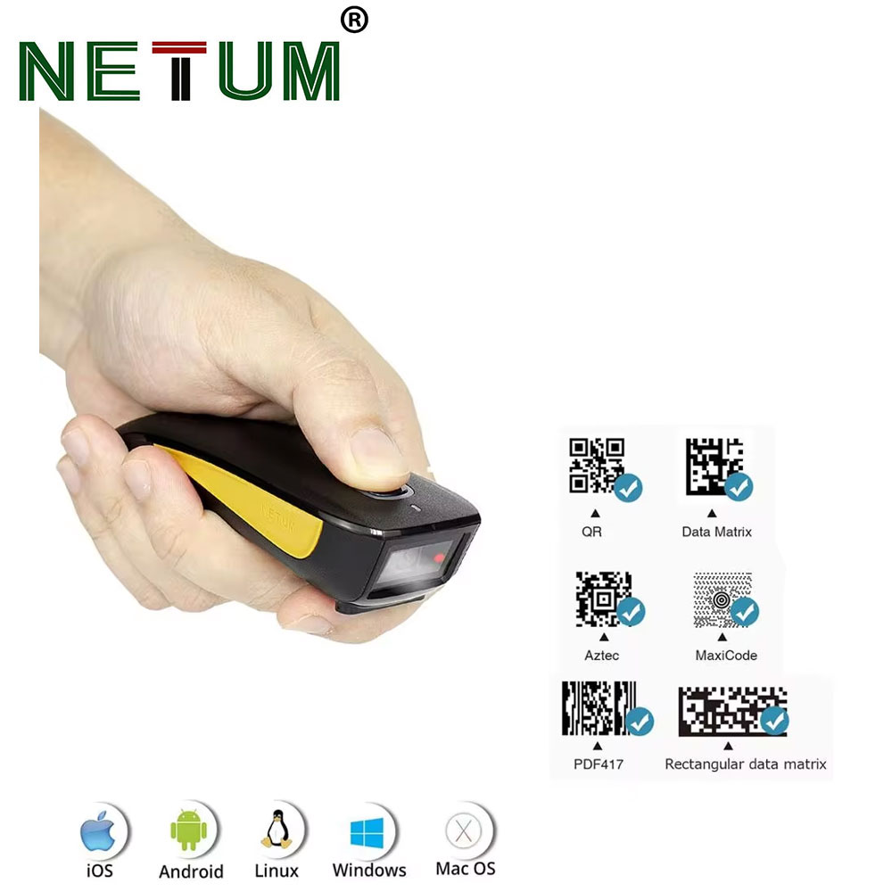 NETUM C750 Bluetooth 2D Barcod - Barcode Scanner Wireless review and price