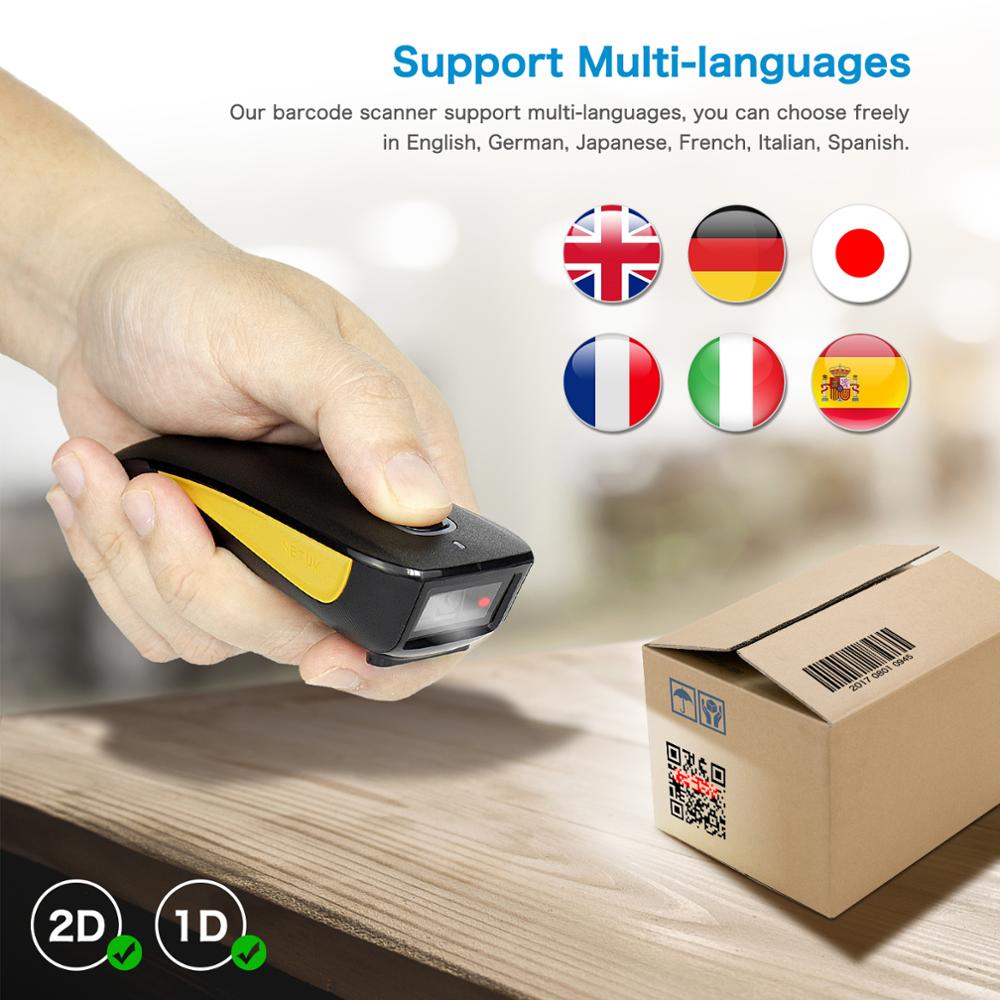NETUM C750 Bluetooth 2D Barcod - Barcode Scanner Wireless review and price