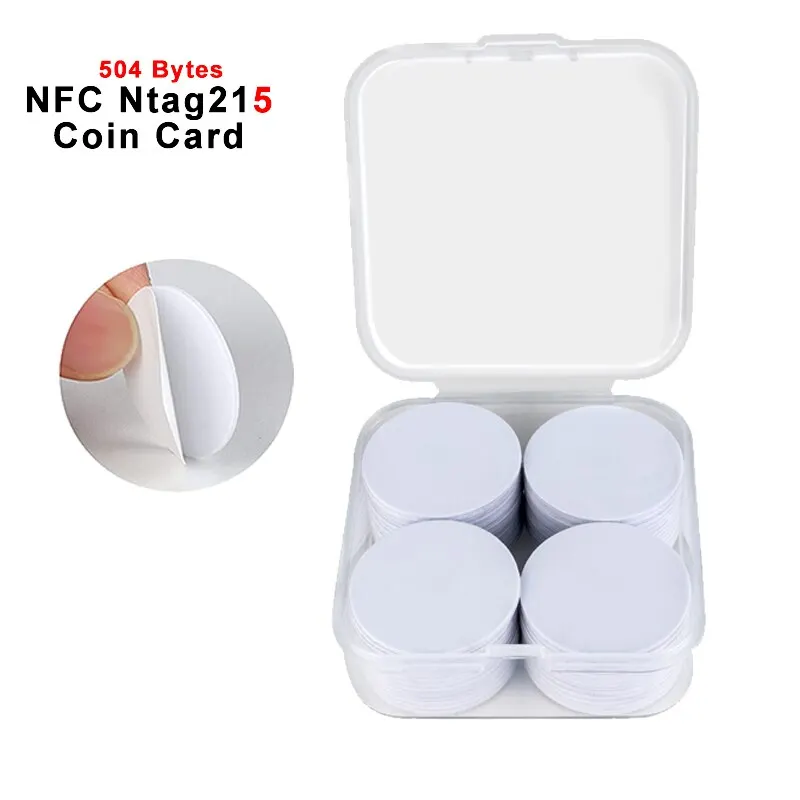 20pcs 50pcs 13.56MHz Ntag215 N - Nfc Tag Programmable review and price