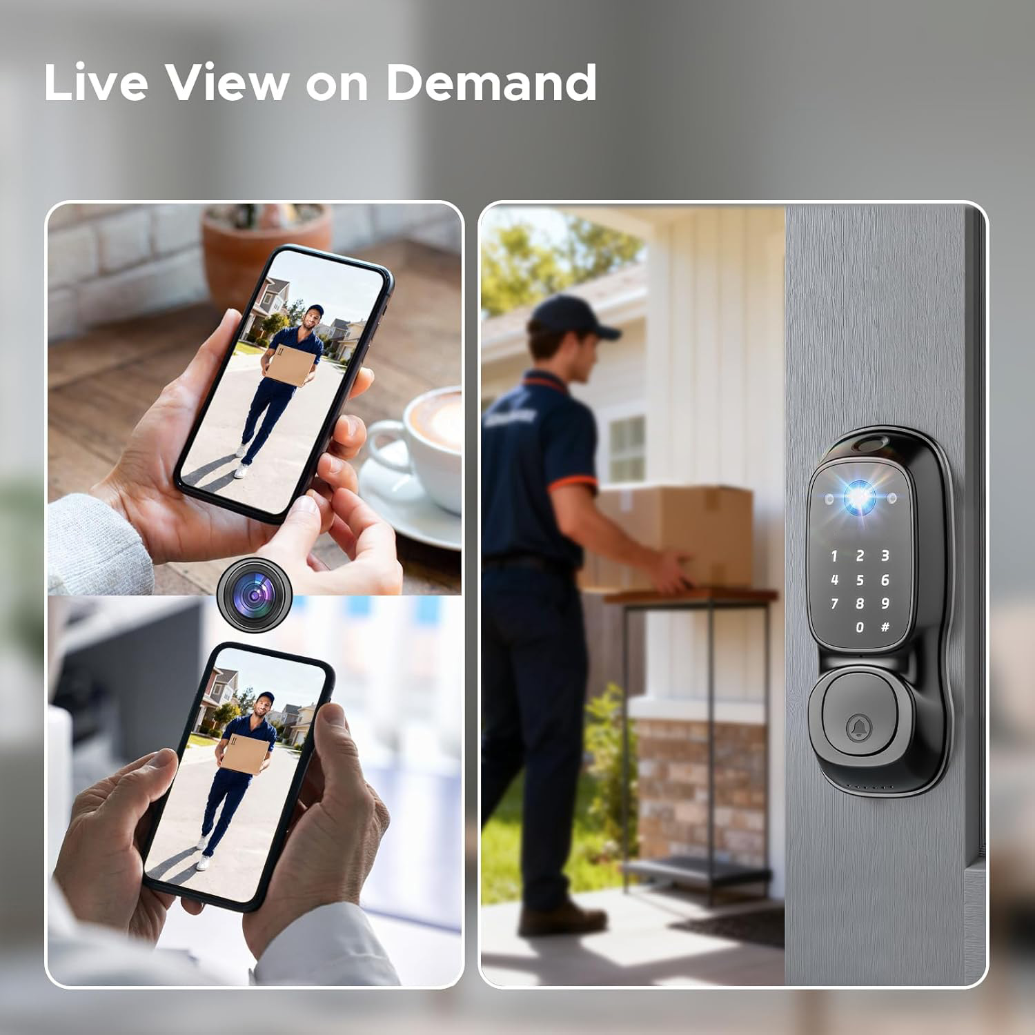 Tuya Wifi Smart Door Lock ‎Cam - Electronics & Gadgets Icon review and price