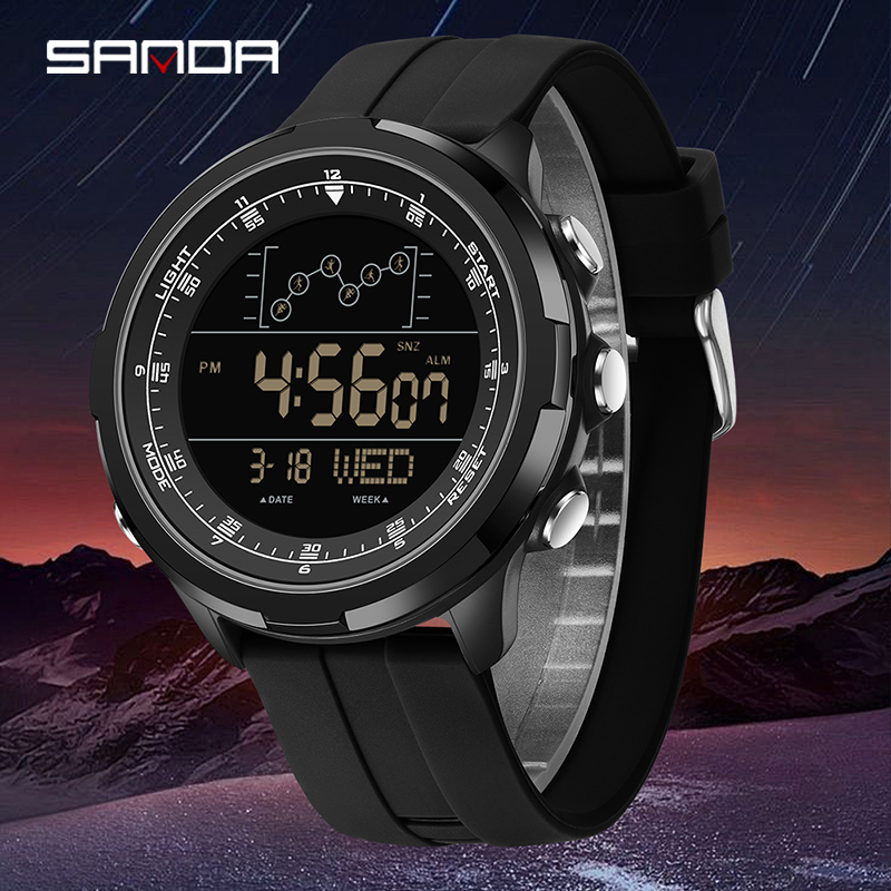 SANDA Digital Watch Men Milita - Electronics Gadgets For Men review and price