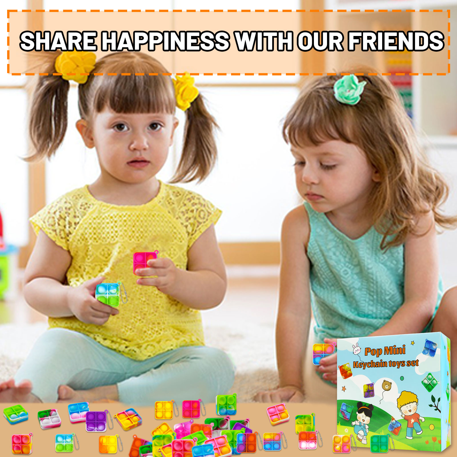 Mini Pop Fidget Keychain Toys  - Electronics Gadgets Bag review and price
