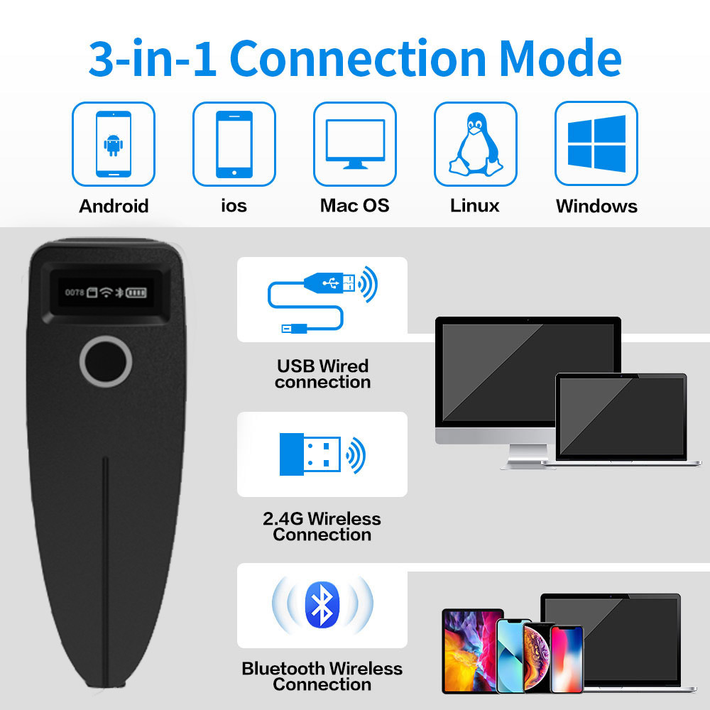 Barcode Scanner Wireless 1D 2D - Barcode Scanner Wireless review and price
