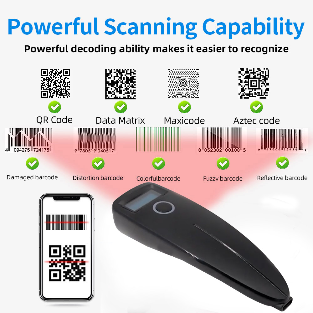 Barcode Scanner Wireless 1D 2D - Barcode Scanner Wireless review and price