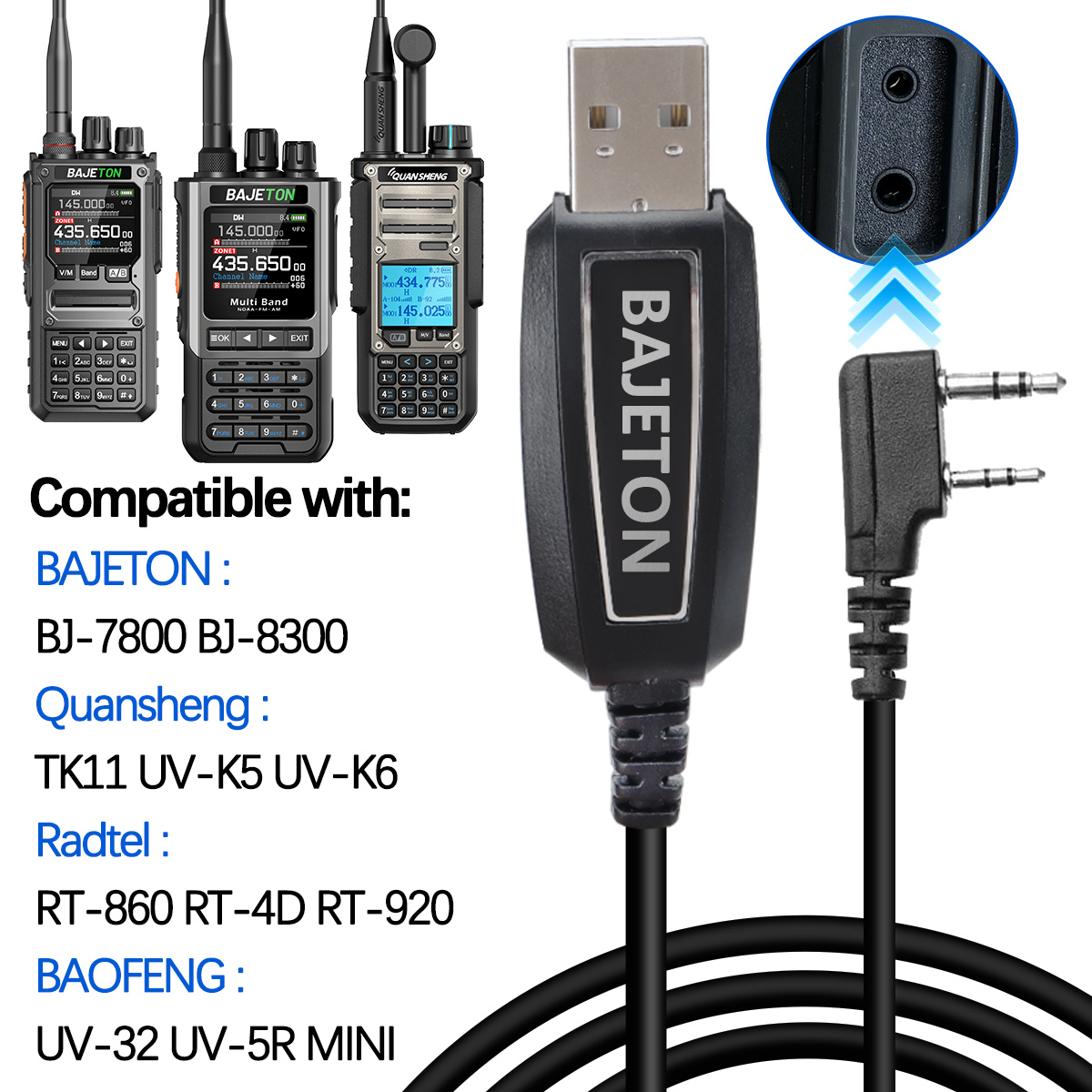 BAJETON Walkie Talkie USB Prog - Mini Electronics Gadgets review and price