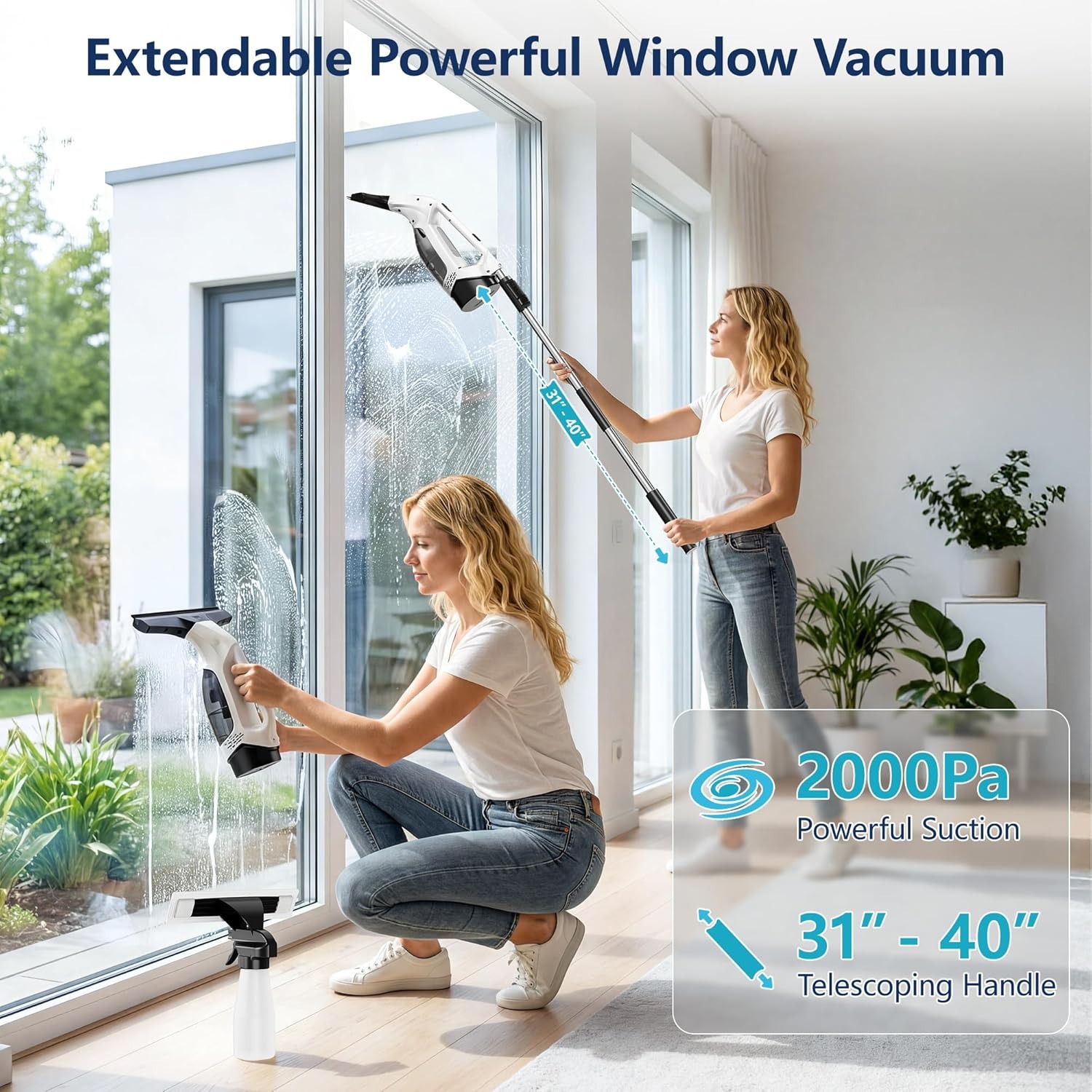 2000Pa Handheld Window Vacuum  - Electro Gadgets review and price