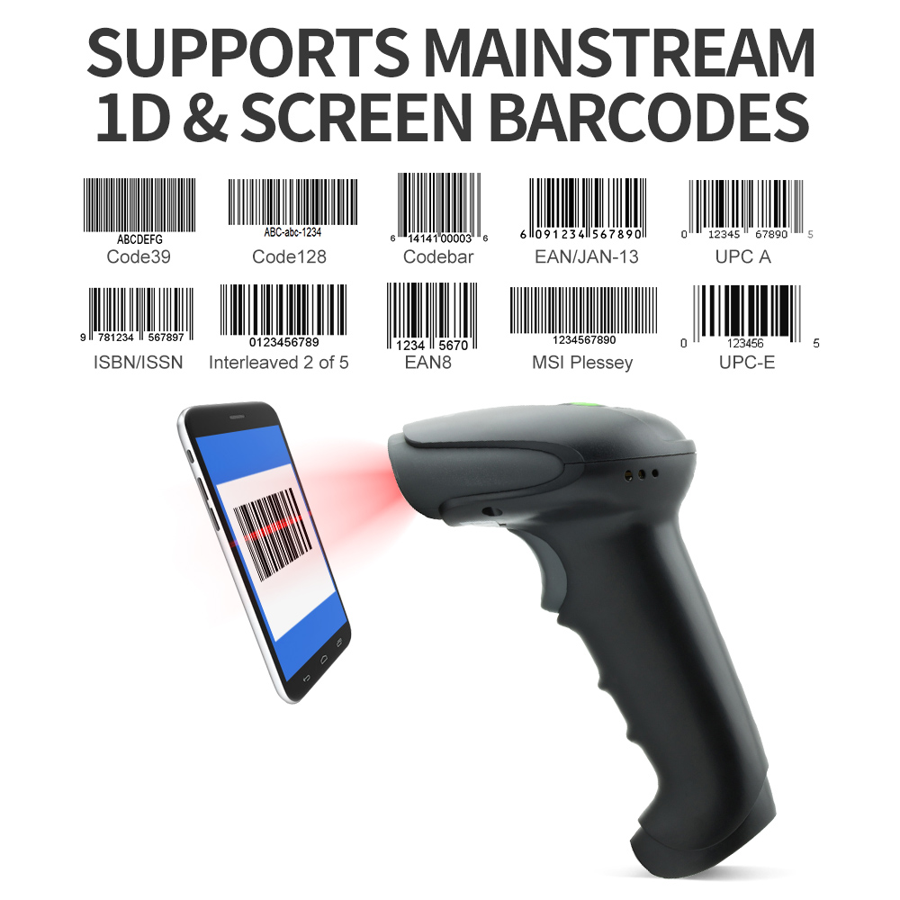 GTCODESTAR High Precision 1D   - Barcode Scanner Wireless review and price
