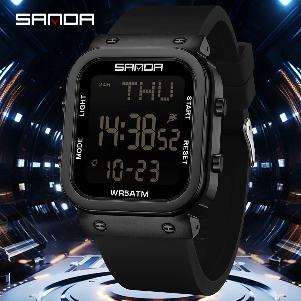 SANDA Digital Watch Men Milita - Electronics Gadgets For Men review and price