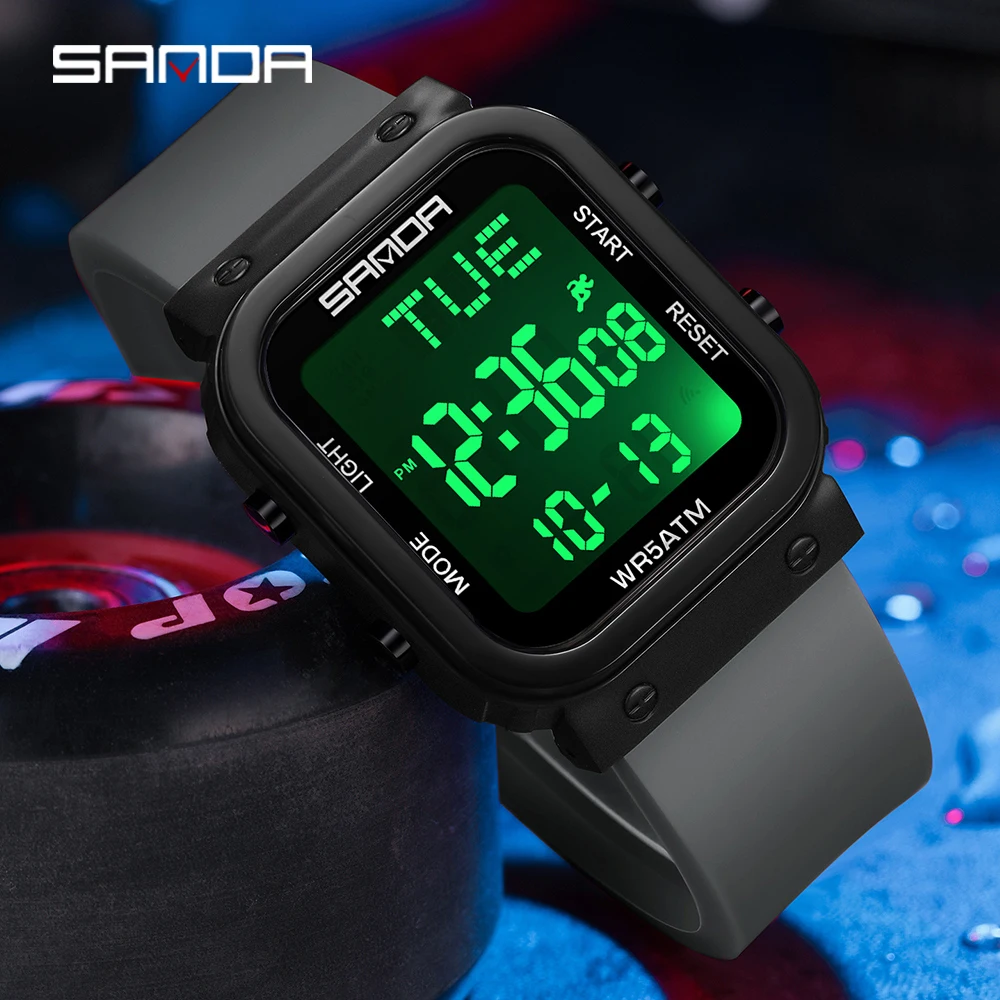 SANDA Digital Watch Men Milita - Electronics Gadgets For Men review and price