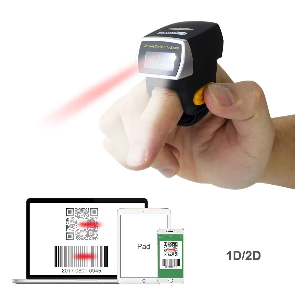NEW Netum Mini Finger Ring Bar - Barcode Scanner Wireless review and price