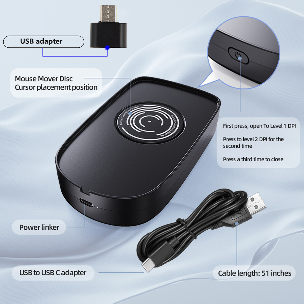 Undetectable Mouse Jiggler 5V  - Auto Mouse Mover review and price