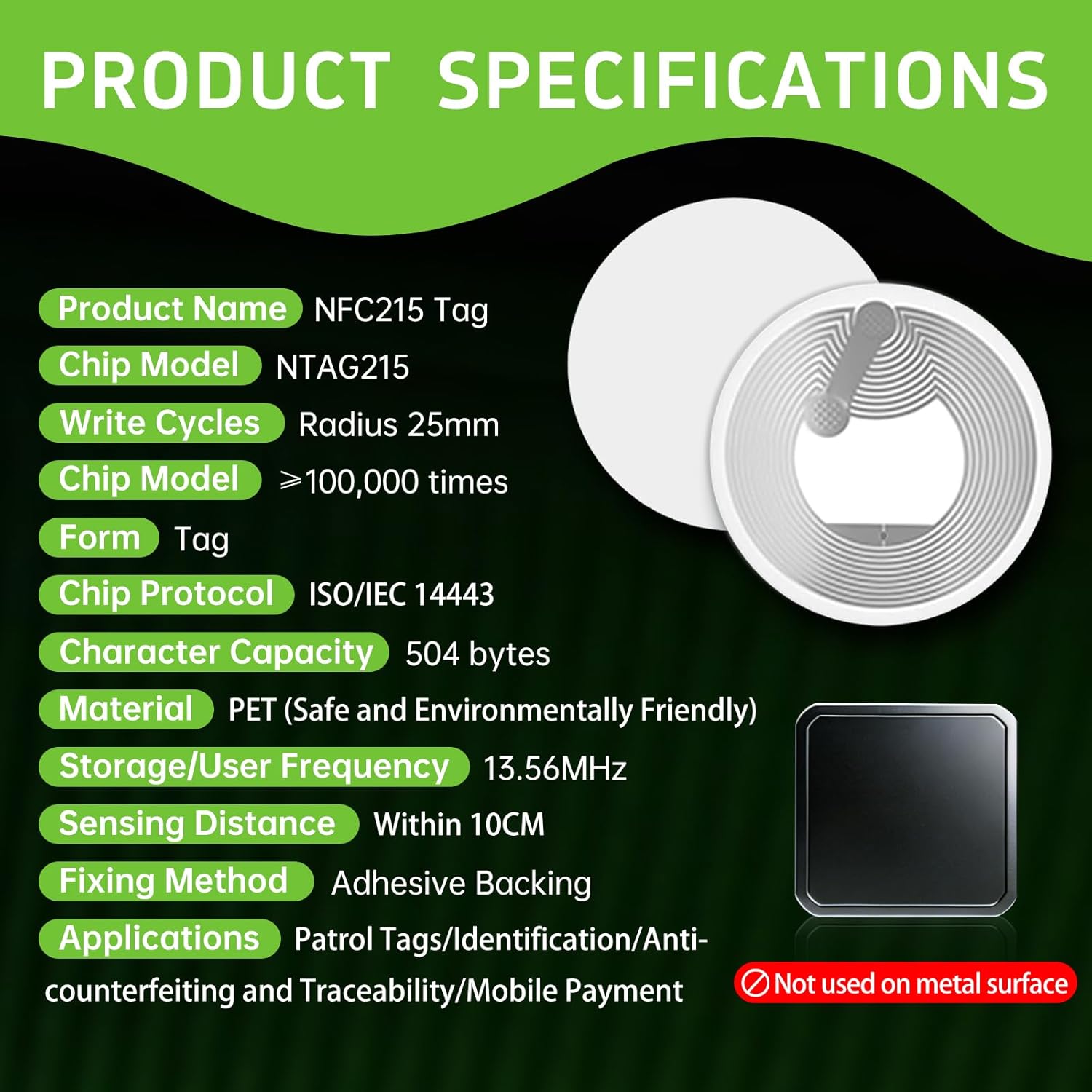 NFC Tags Adhesive NFC Stickers - Nfc Tag Programmable review and price