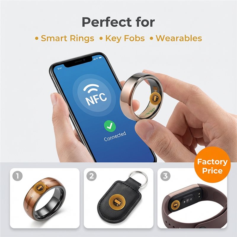 BAAE NFC Tag 6Mm Diameter NXP  - Nfc Tag Programmable review and price