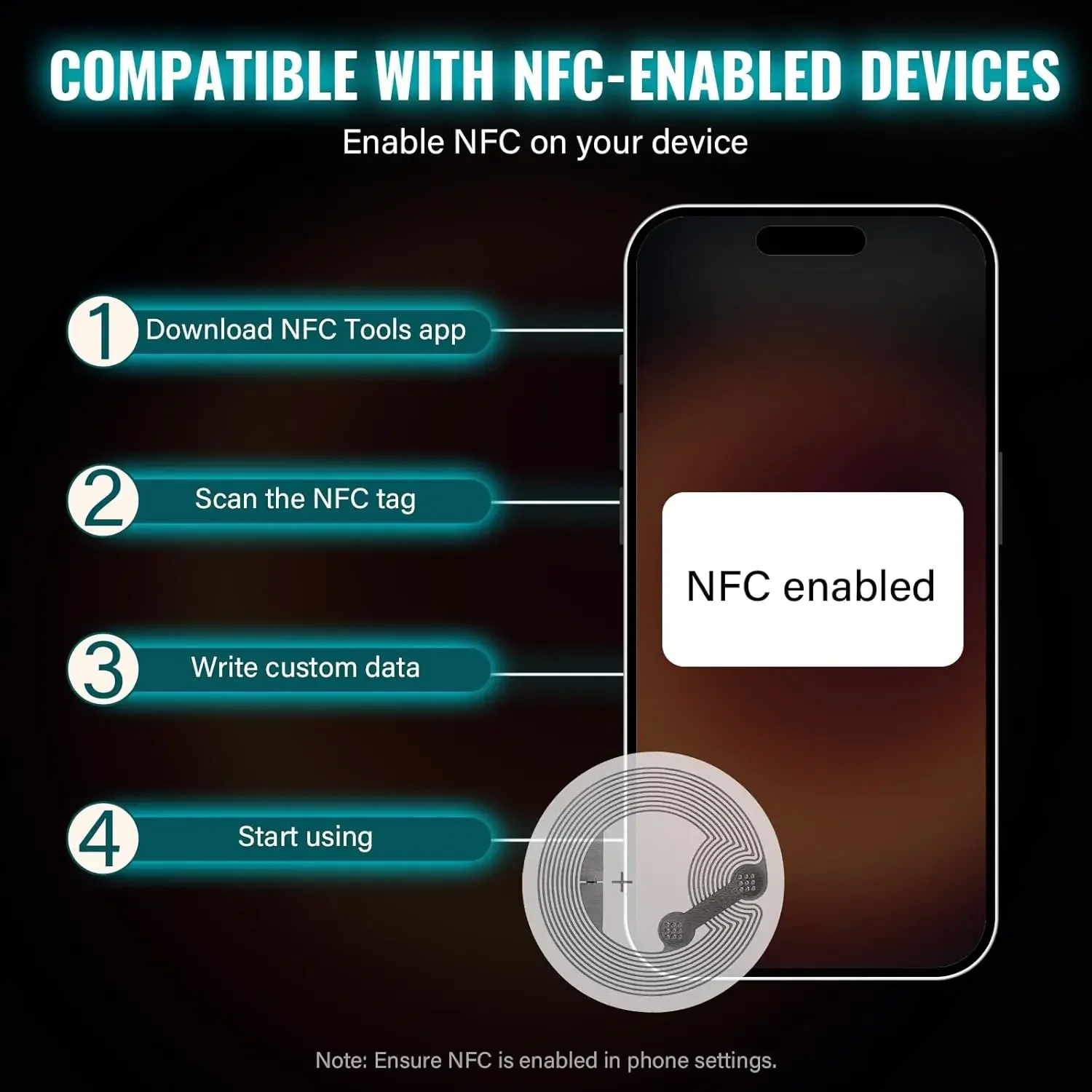 13.56MHz NTAG215 NFC Tag Stick - Nfc Tag Programmable review and price