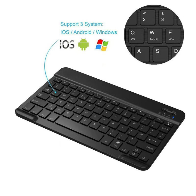 7 Colors RGB Bluetooth Keyboar - Wireless Keyboard Mini review and price