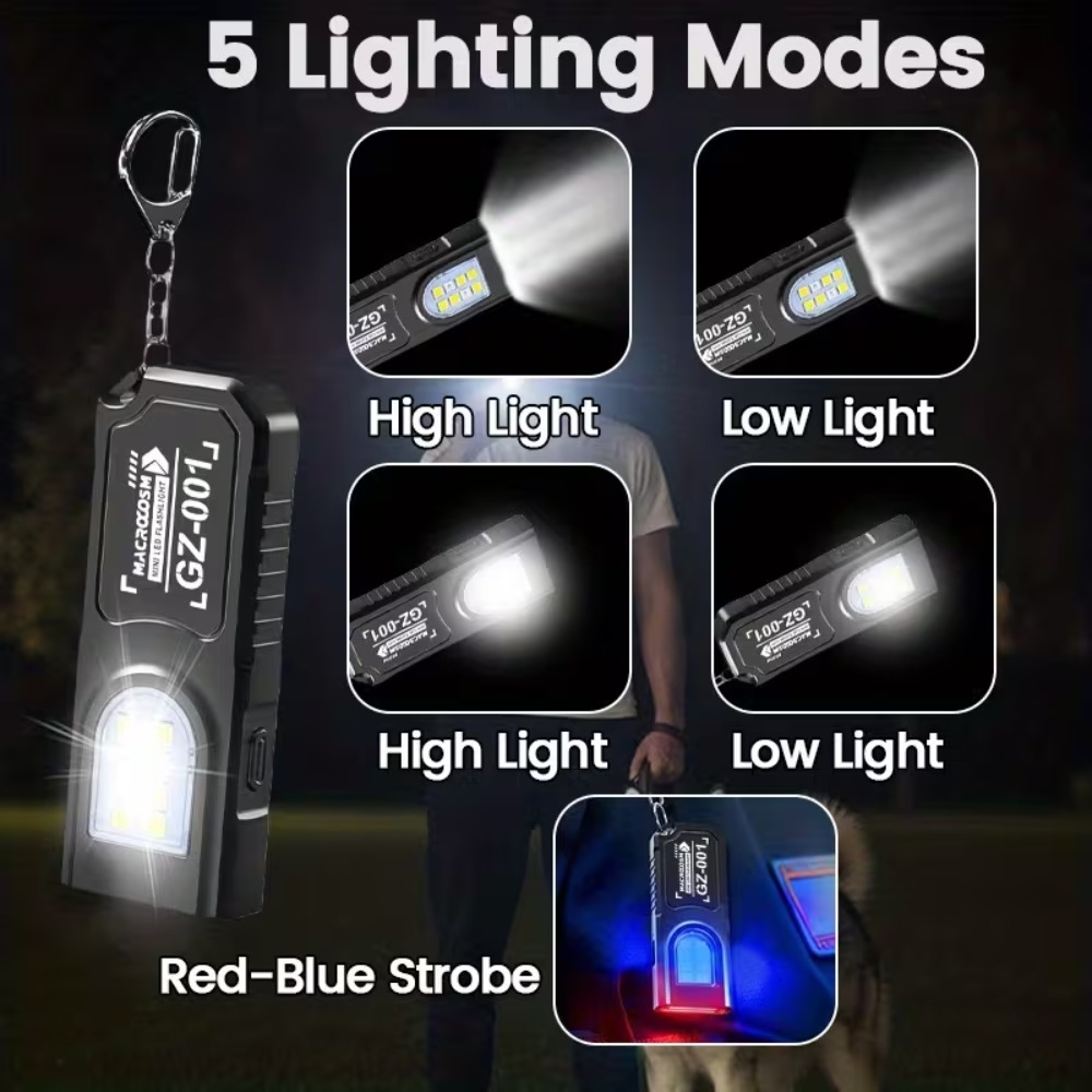 Mini COB LED Keychain Flashlig - Mini Electronics Gadgets review and price